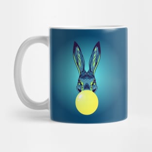 Yellow Bubblegum Rabbit Mug